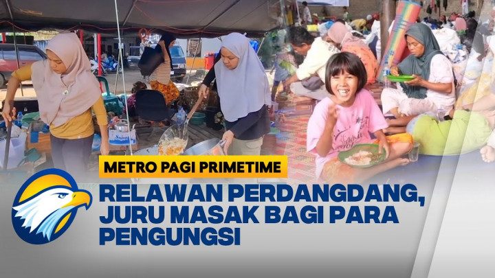 Relawan Pardangdang Masak 500 Kg Beras per Hari untuk Ribuan Pengungsi di Tapanuli Selatan