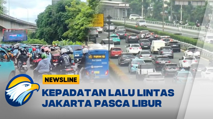 Hari Pertama Kerja, Lalu Lintas Jakarta Padat Pasca Libur Nataru
