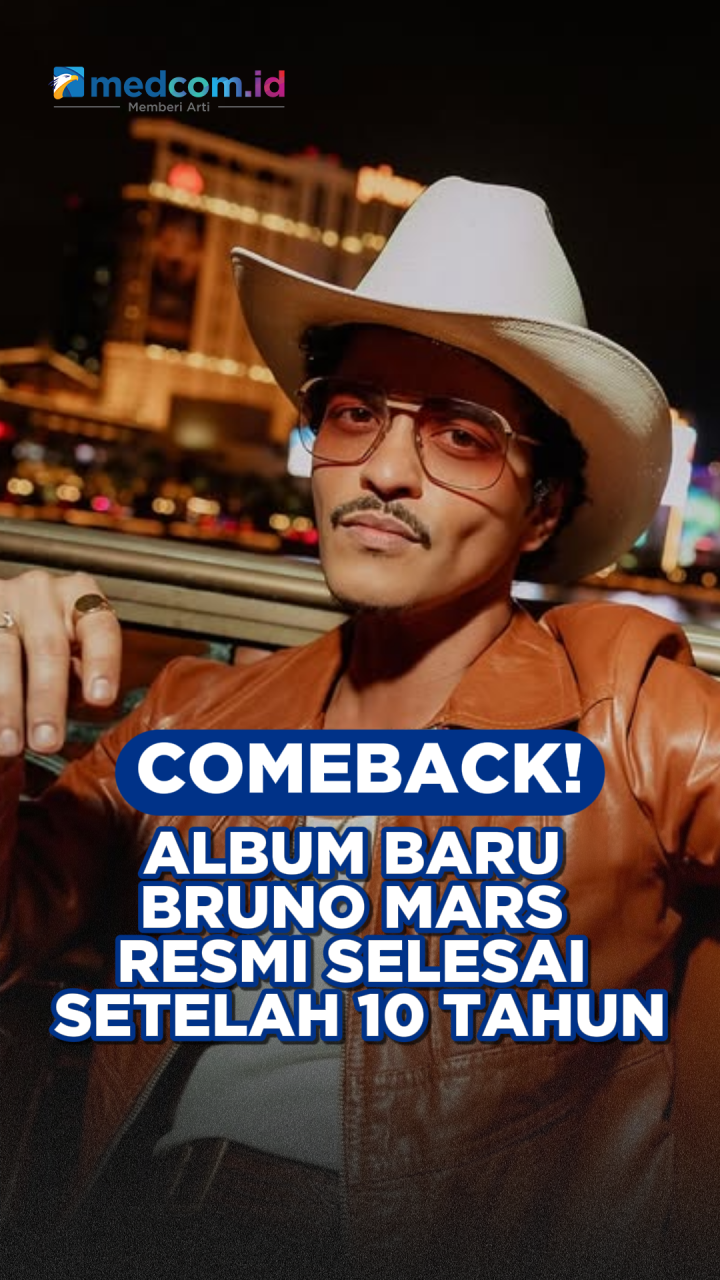 Comeback! Album Baru Bruno Mars Resmi Selesai Setelah 10 Tahun