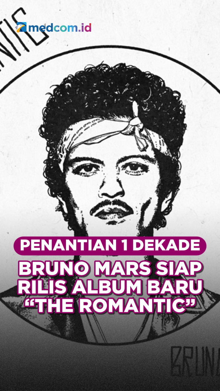 Penantian 1 Dekade, Bruno Mars Siap Rilis Album Baru “The Romantic”
