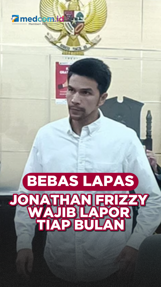 Bebas Lapas, Jonathan Frizzy Wajib Lapor Tiap Bulan