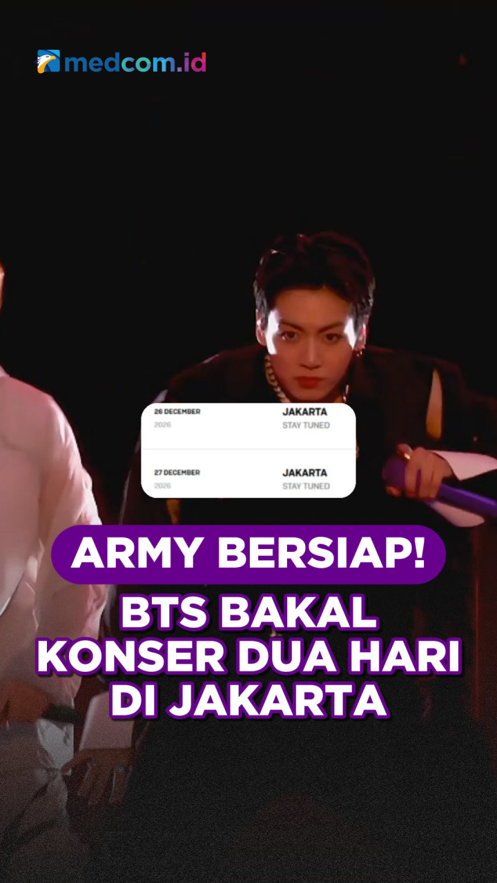 ARMY Bersiap! BTS Bakal Konser Dua Hari di Jakarta