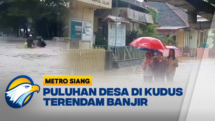 Banjir Rendam Kudus Ganggu Aktivitas Warga, MBG Dibagikan di Pinggir Jalan