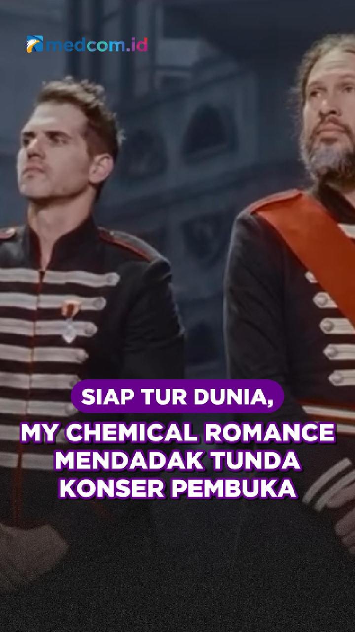 Siap Tur Dunia, My Chemical Romance Mendadak Tunda Konser Pembuka