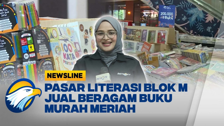 Pasar Literasi Blok M Hadirkan Ribuan Buku Murah Mulai Rp10.000