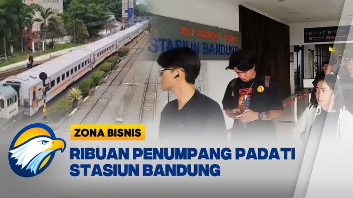 Libur Panjang Isra Mikraj, Ribuan Penumpang Padati Stasiun Bandung
