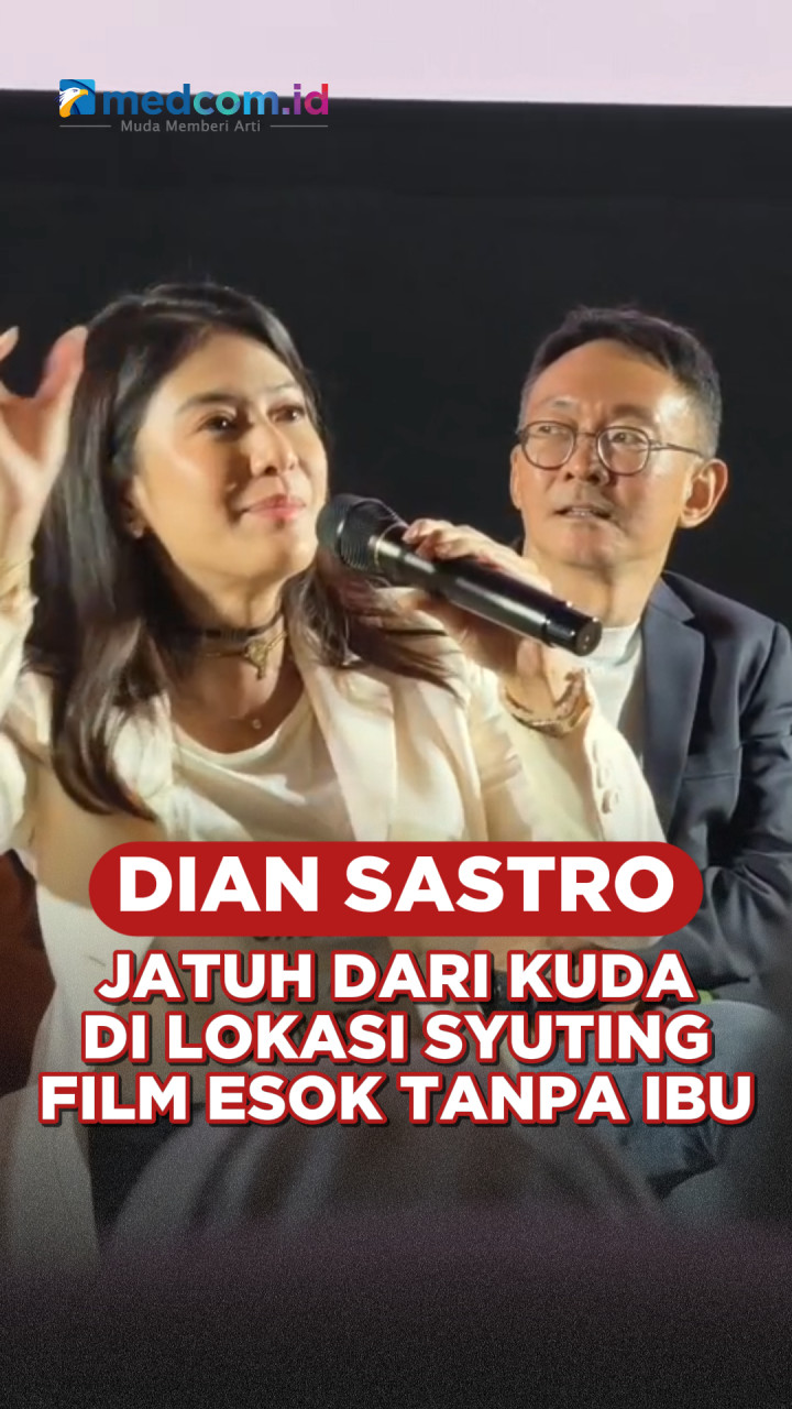 Dian Sastrowardoyo Jatuh dari Kuda di Lokasi Syuting Film Esok Tanpa Ibu