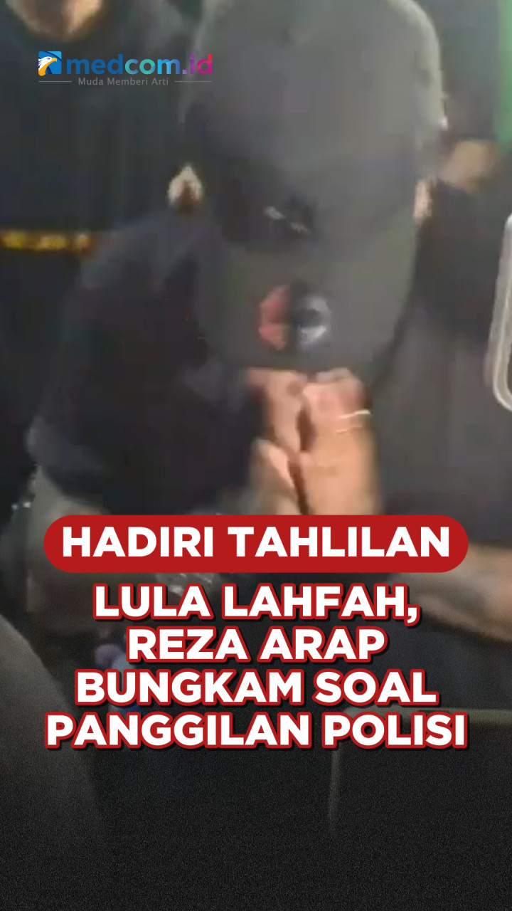 Hadiri Tahlilan Lula Lahfah, Reza Arap Bungkam Soal Panggilan Polisi