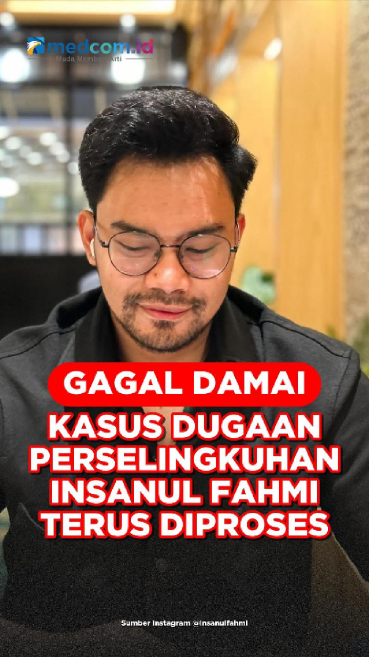 Gagal Damai, Kasus Dugaan Perselingkuhan Insanul Fahmi Terus Diproses