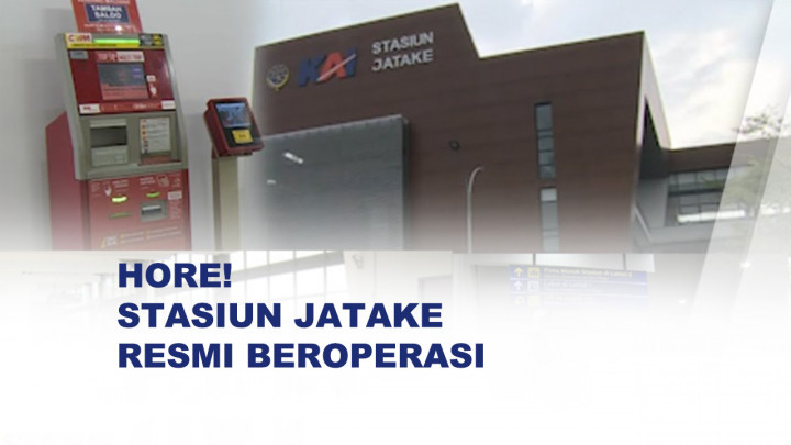 Resmi Beroperasi, Ini Fasilitas Lengkap Stasiun Jatake