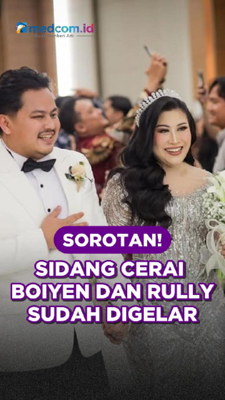 Sorotan! Sidang Cerai Boiyen dan Rully Sudah Digelar