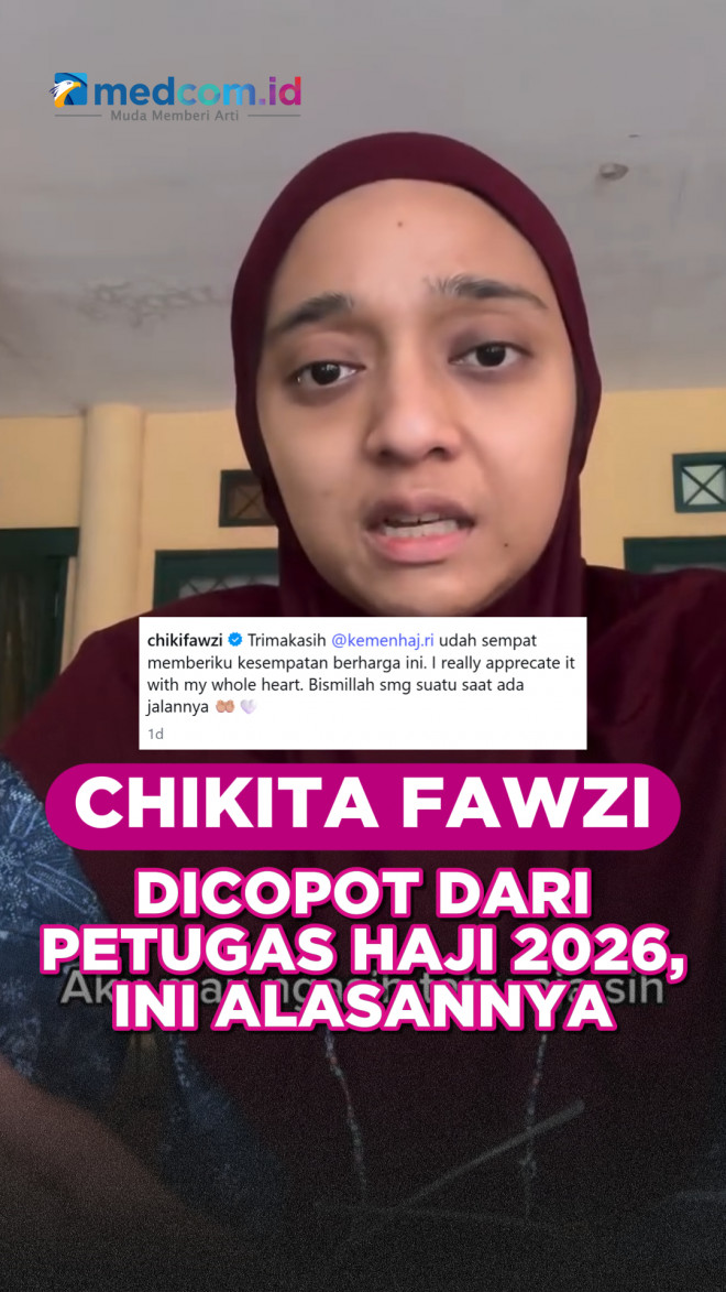 Chikita Fawzi Dicopot dari Petugas Haji 2026, Ini Alasannya