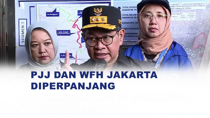 Pemprov Jakarta Perpanjang PJJ dan WFH hingga 1 Februari 2026