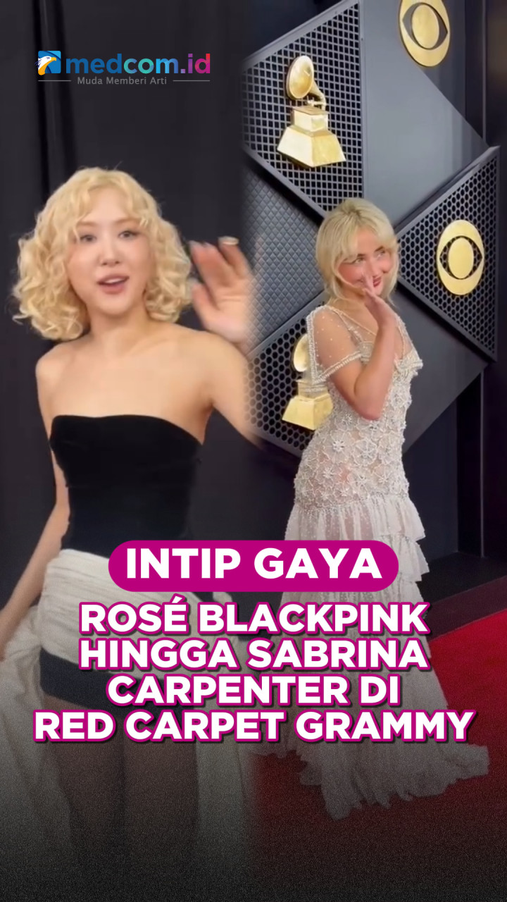 Intip Gaya Rosé BLACKPINK hingga Sabrina Carpenter di Red Carpet Grammy