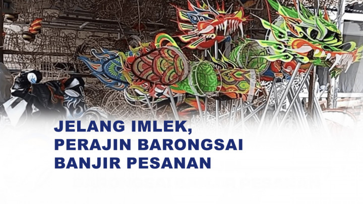 Musim Imlek Tiba, Perajin Barongsai Bogor Kebanjiran Order