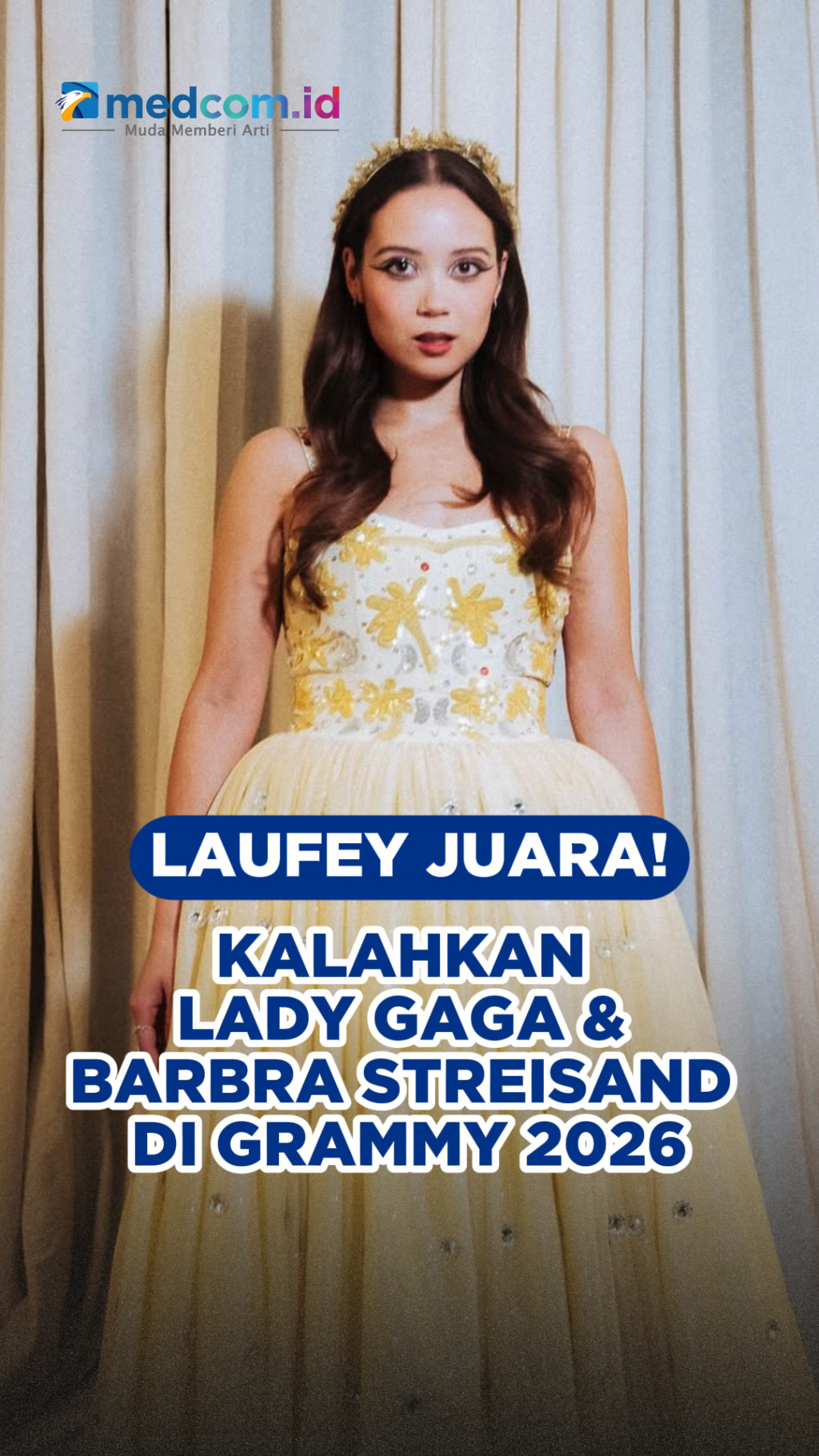 Laufey Juara! Kalahkan Lady Gaga & Barbra Streisand di Grammy 2026