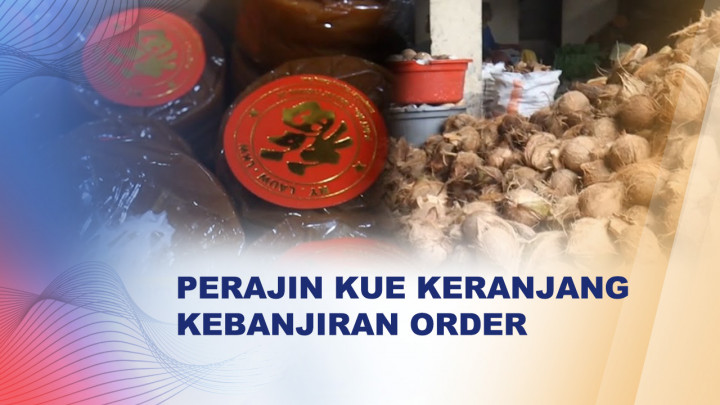 Jelang Imlek, Perajin Kue Keranjang Banjir Pesanan