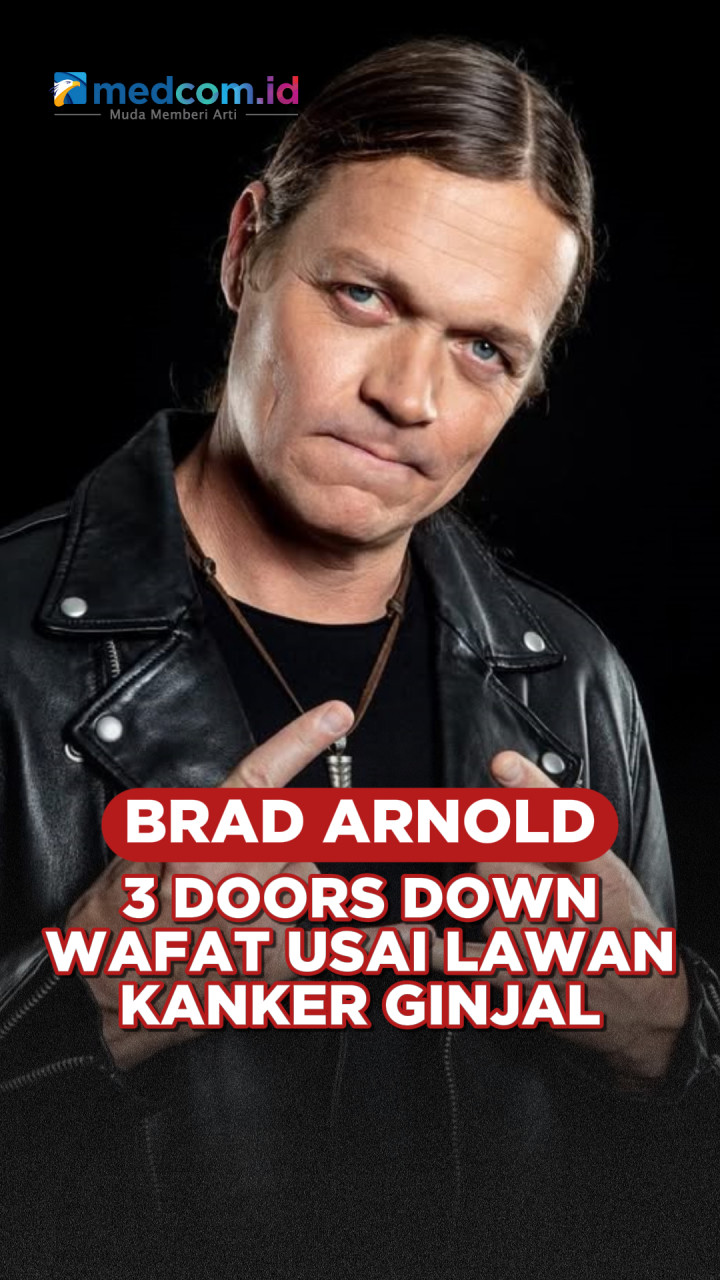 Kabar Duka, Brad Arnold 3 Doors Down Wafat Usai Lawan Kanker Ginjal