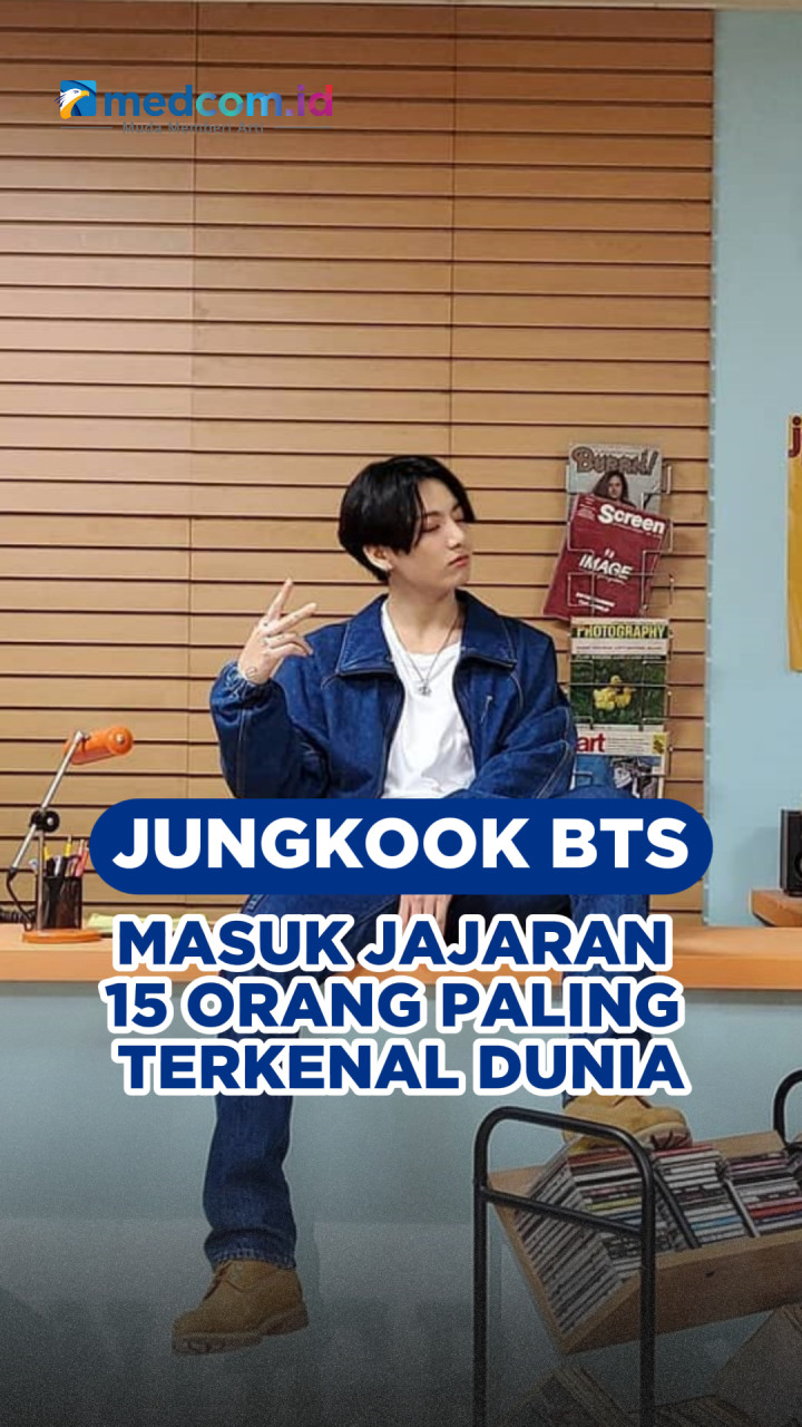 Jungkook BTS Masuk Jajaran 15 Orang Paling Terkenal Dunia