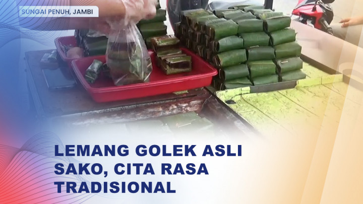 Manis dan Gurih Lemang Golek Asli Sako, Andalan Kuliner Sungai Penuh
