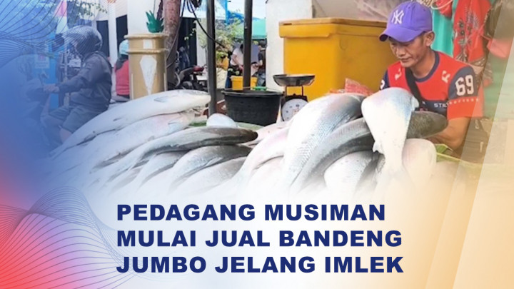 Jelang Imlek, Bandeng Jumbo Jadi Buruan Warga