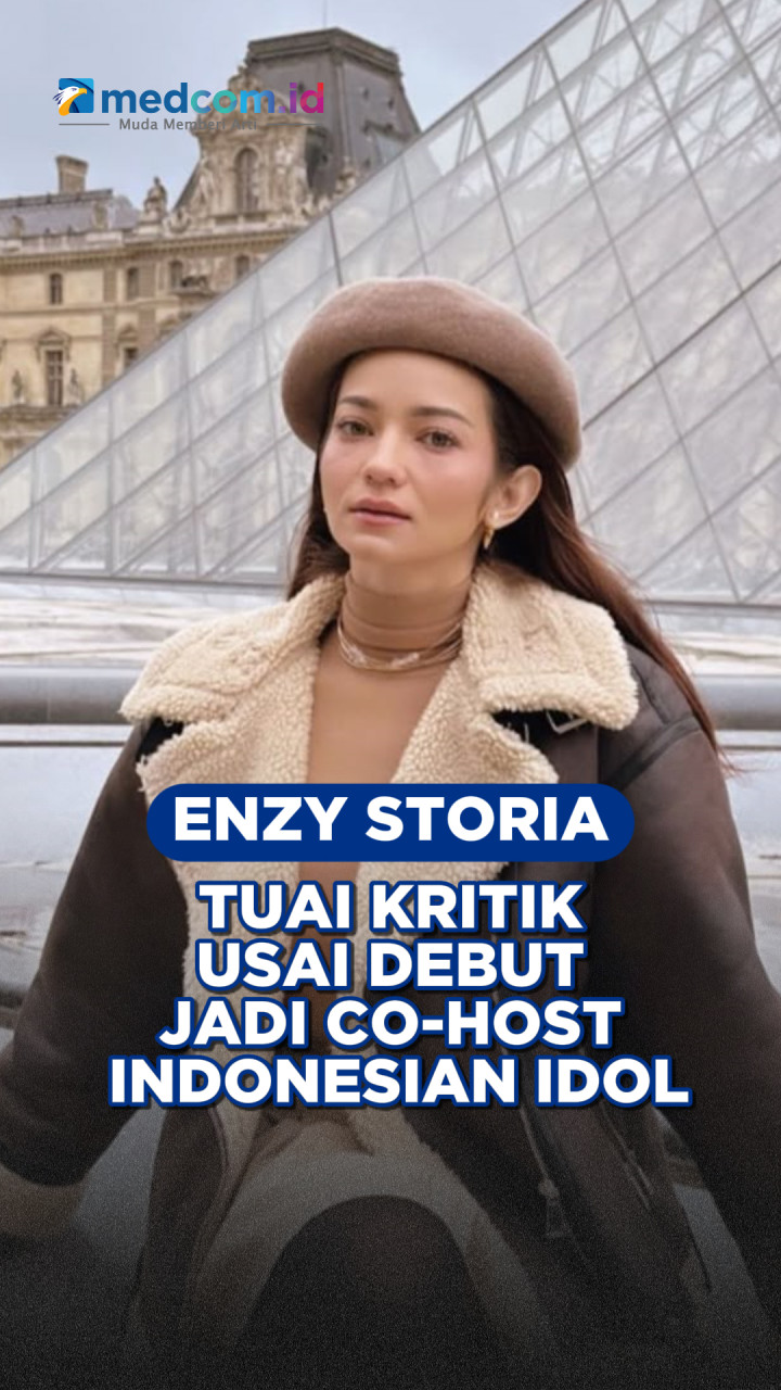 Enzy Storia Tuai Kritik Usai Debut Jadi Co-Host Indonesian Idol