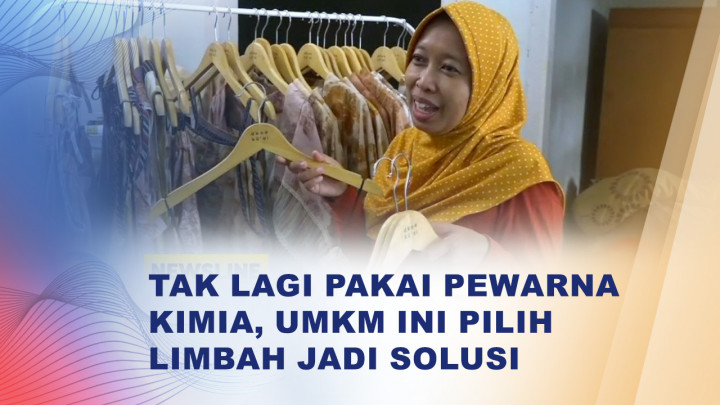 UMKM Sidoarjo Terapkan Konsep Zero Waste lewat Pewarna Alami