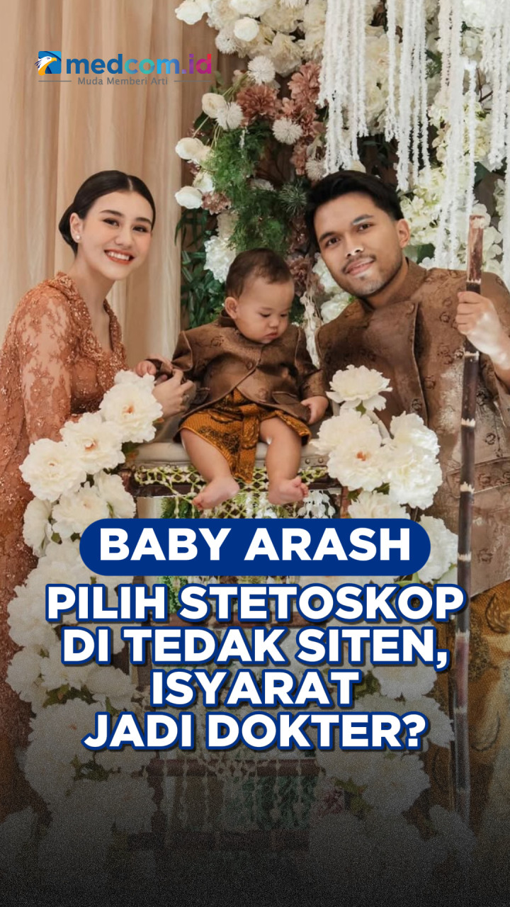Baby Arash Pilih Stetoskop di Tedak Siten, Isyarat Jadi Dokter?