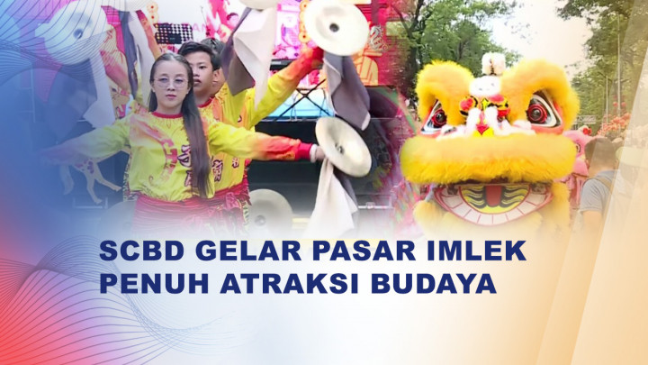 Barongsai hingga Budaya Betawi Warnai Pasar Imlek SCBD