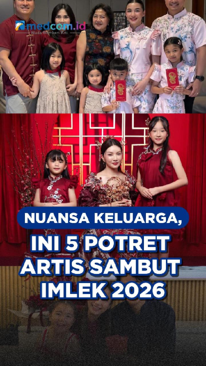 Nuansa Keluarga, Ini 5 Potret Artis Sambut Imlek 2026