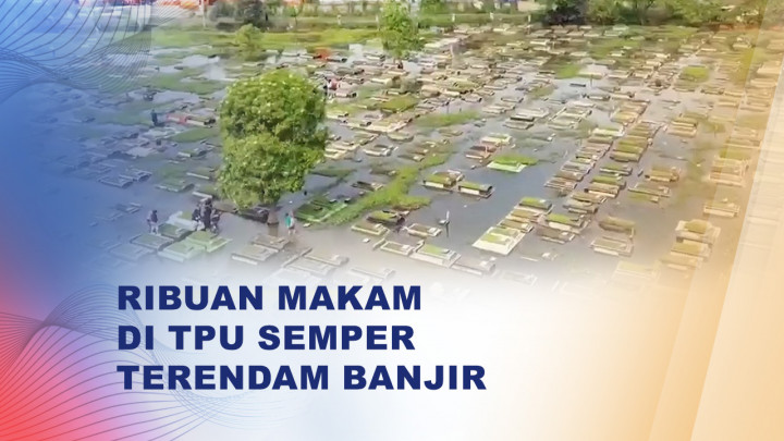Ribuan Makam TPU Semper Terendam, Peziarah Sulit Berziarah