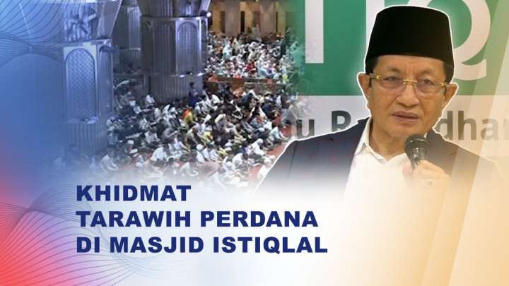 Menag Nasaruddin Umar Buka Tarawih Perdana Bertema Ramadan Hijau