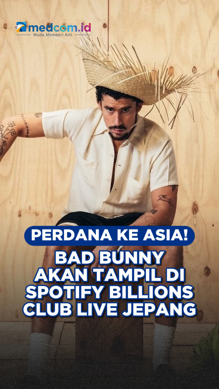 Perdana ke Asia! Bad Bunny Akan Tampil di Spotify Billions Club Live Jepang