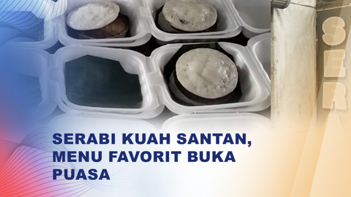 Nikmatnya Serabi Kuah Santan dan Topping Kelapa Muda di Grobogan