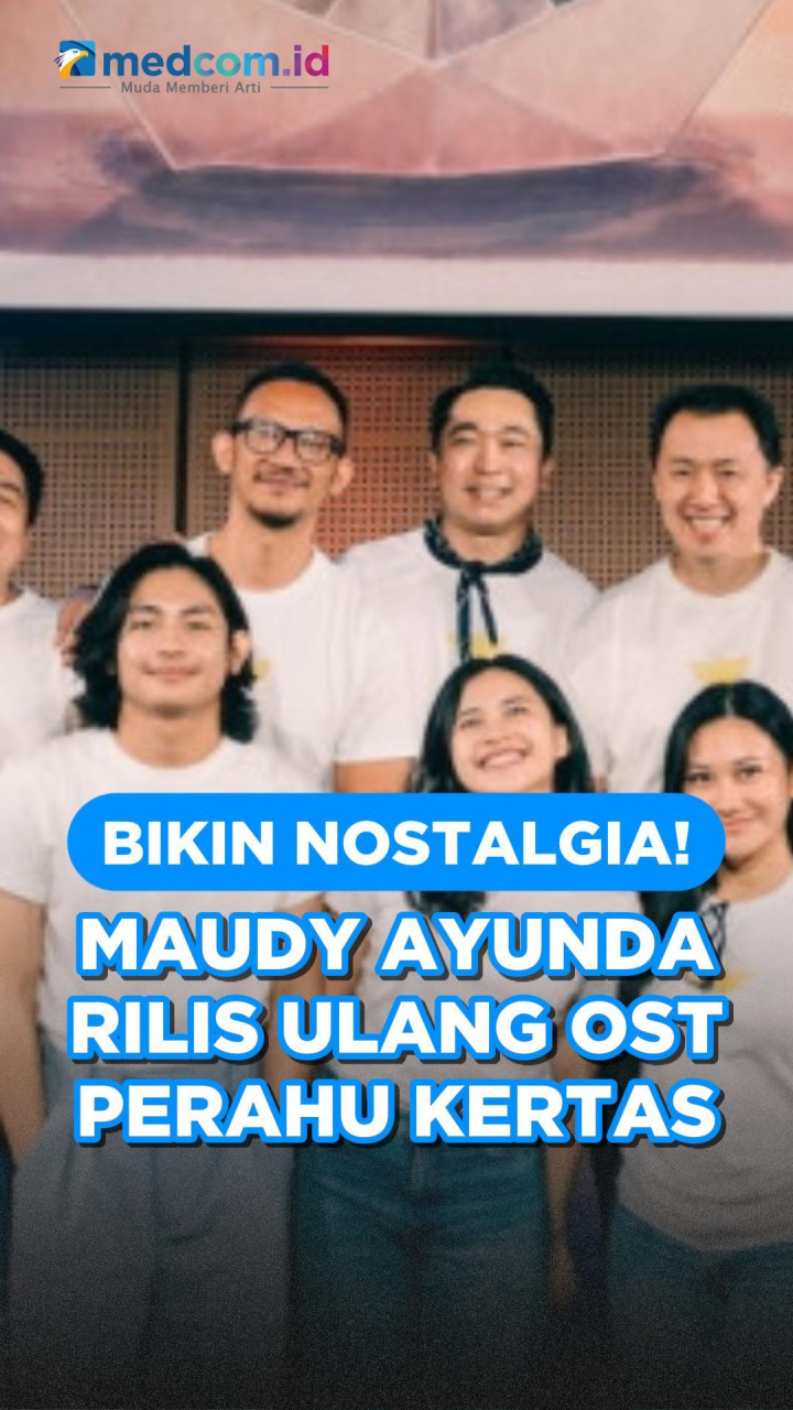 Bikin Nostalgia! Maudy Ayunda Rilis Ulang OST Perahu Kertas