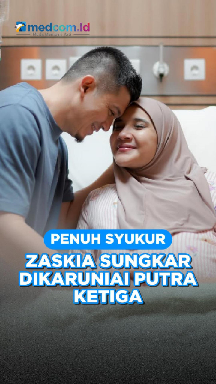 Penuh Syukur, Zaskia Sungkar Dikaruniai Putra Ketiga