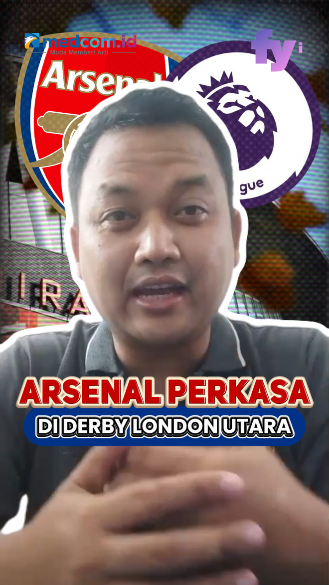 Spurs Tumbang, Arsenal Kuasai Derby London Utara
