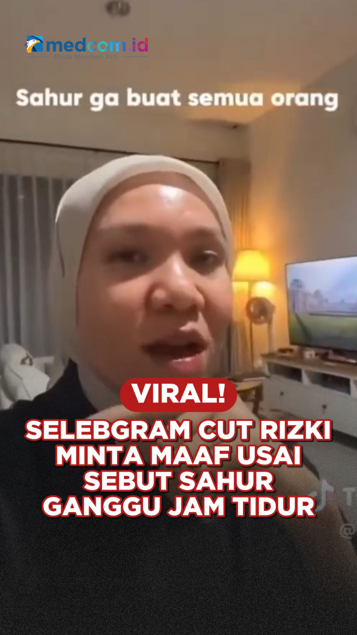 Viral! Selebgram Cut Rizki Minta Maaf Usai Sebut Sahur Ganggu Jam Tidur
