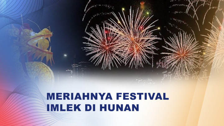 Parade Naga dan 2.000 Drone Meriahkan Imlek di Hunan