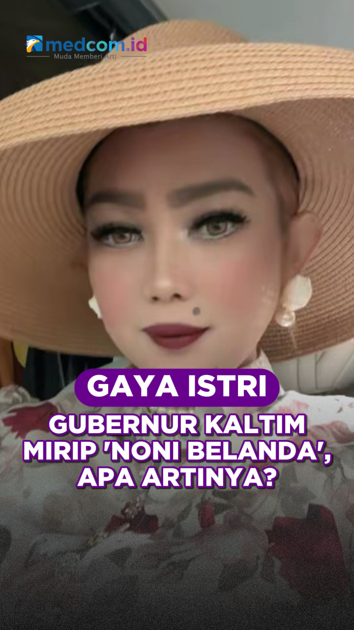 Viral Gaya Istri Gubernur Kaltim Mirip 'Noni Belanda', Apa Artinya?