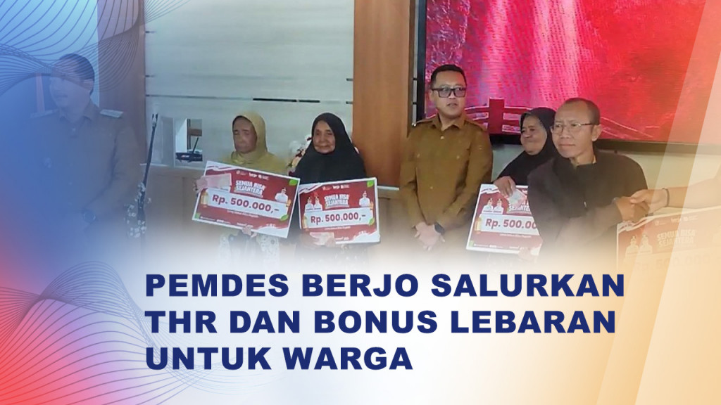 Desa Berjo Salurkan THR ke 1.446 KK dari Hasil Wisata