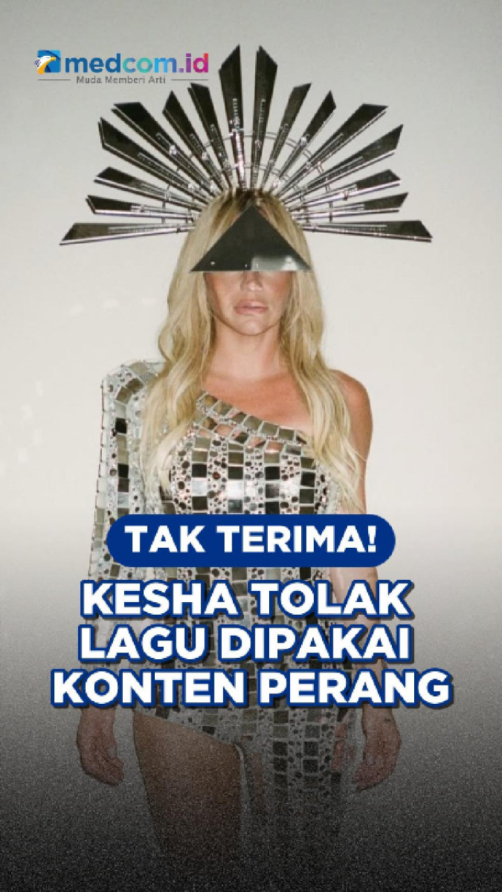 Tak Terima! Kesha Tolak Lagu Dipakai Konten Perang
