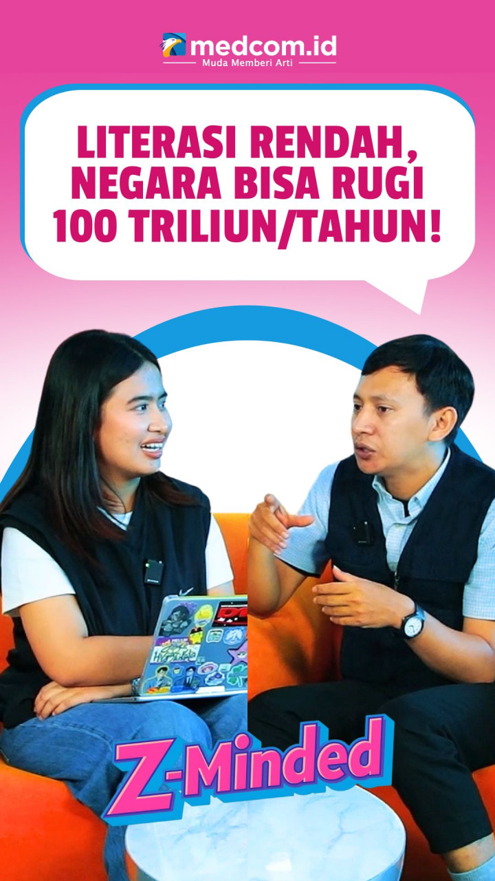 Minat Literasi Rendah, Negara Bisa Rugi Rp100 Triliun per Tahun?