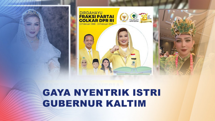 Gaya Busana Istri Gubernur Kaltim Jadi Sorotan Publik