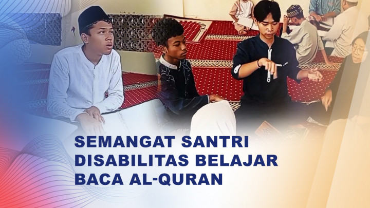 Semangat Santri Disabilitas Ikuti Pesantren Kilat Ramadan di Ciampea