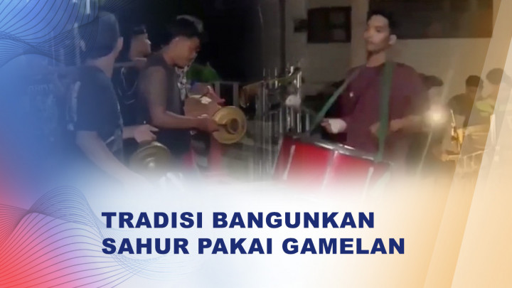 Unik! Gugah Sahur Pakai Gamelan Keliling Kampung di Sragen