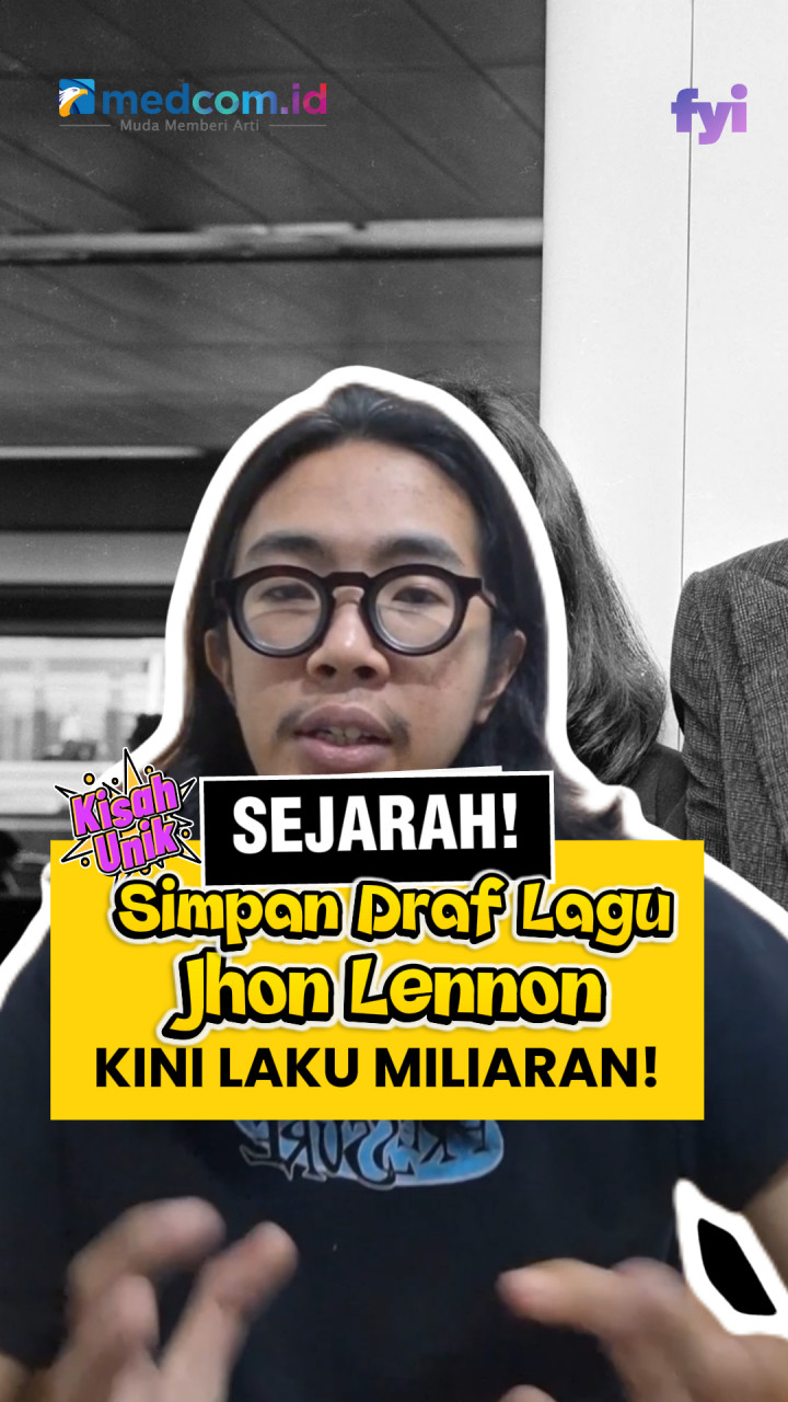 Kisah Fans Simpan Draf Lagu Jhon Lennon Kini Laku Miliaran!