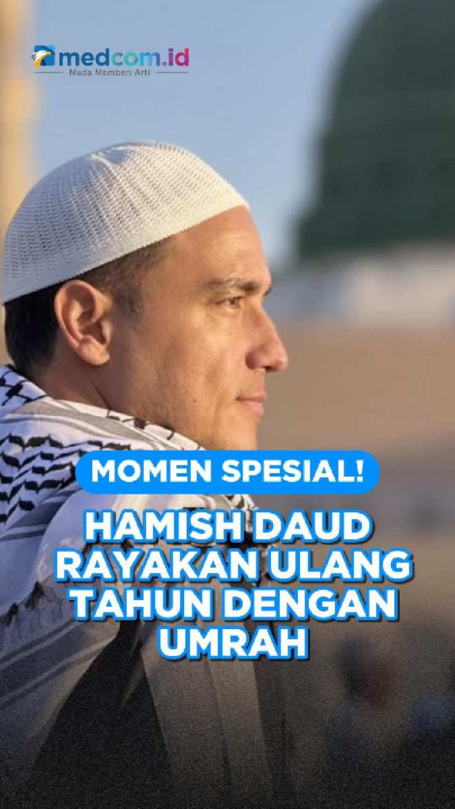 Momen Spesial! Hamish Daud Rayakan Ulang Tahun dengan Umrah