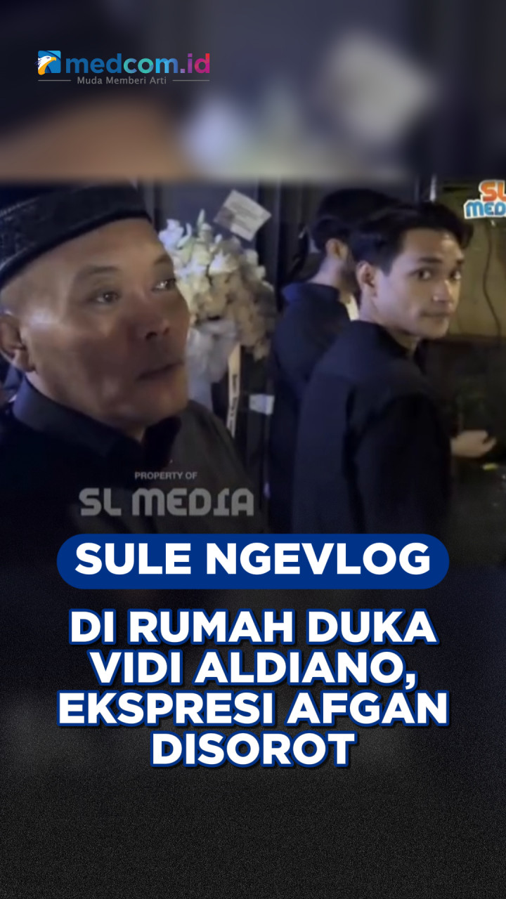 Sule Ngevlog di Rumah Duka Vidi Aldiano, Ekspresi Afgan Disorot