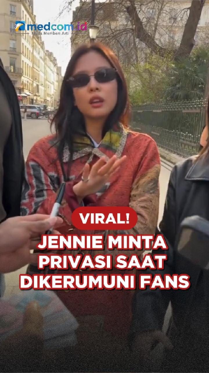 Viral! Jennie Minta Privasi saat Dikerumuni Fans